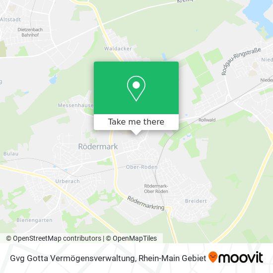 Gvg Gotta Vermögensverwaltung map