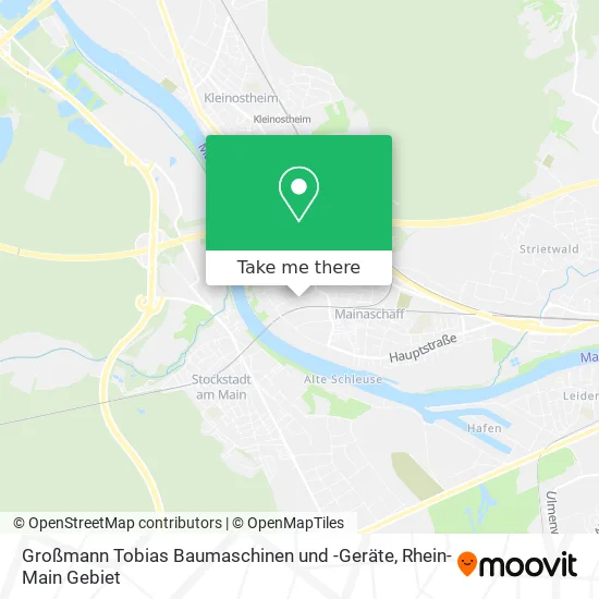 Карта Großmann Tobias Baumaschinen und -Geräte