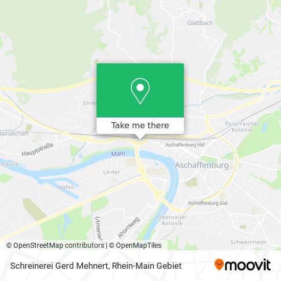 Schreinerei Gerd Mehnert map