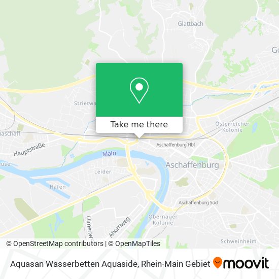 Карта Aquasan Wasserbetten Aquaside