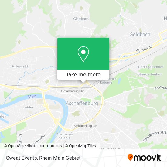 Sweat Events map