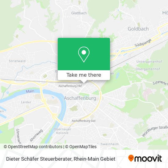 Dieter Schäfer Steuerberater map
