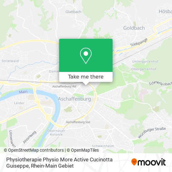 Physiotherapie Physio More Active Cucinotta Guiseppe map