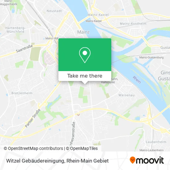 Карта Witzel Gebäudereinigung