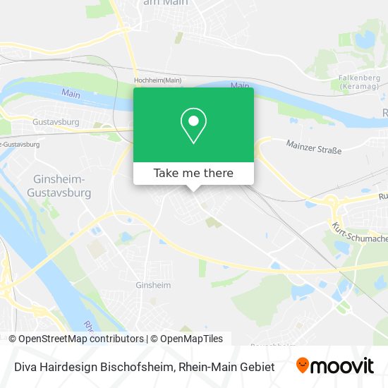 Diva Hairdesign Bischofsheim map