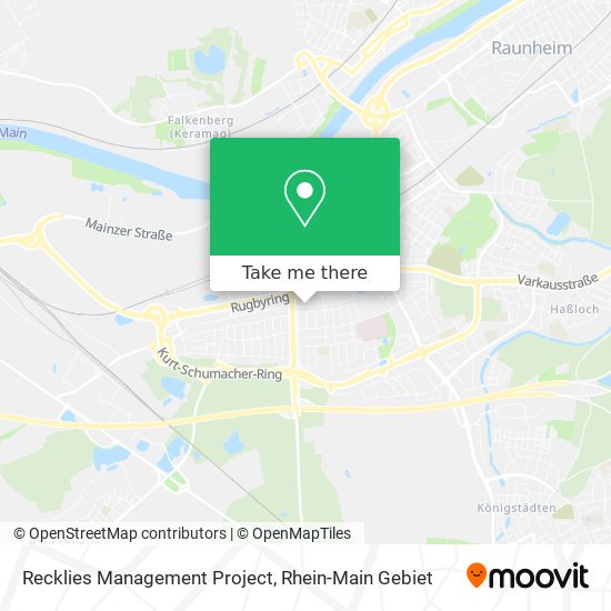 Recklies Management Project map