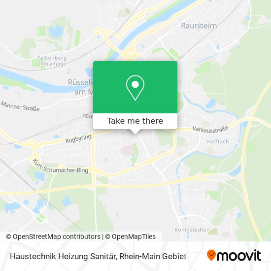 Haustechnik Heizung Sanitär map