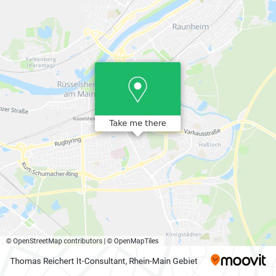 Thomas Reichert It-Consultant map