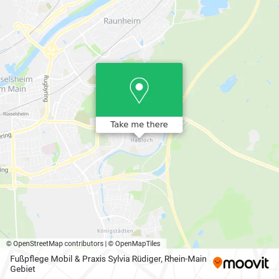 Fußpflege Mobil & Praxis Sylvia Rüdiger map