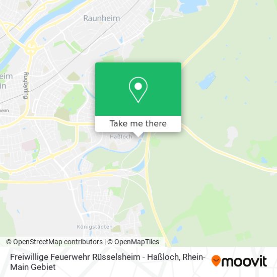 Freiwillige Feuerwehr Rüsselsheim - Haßloch map
