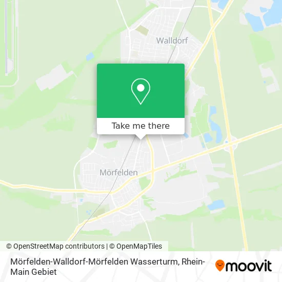Карта Mörfelden-Walldorf-Mörfelden Wasserturm