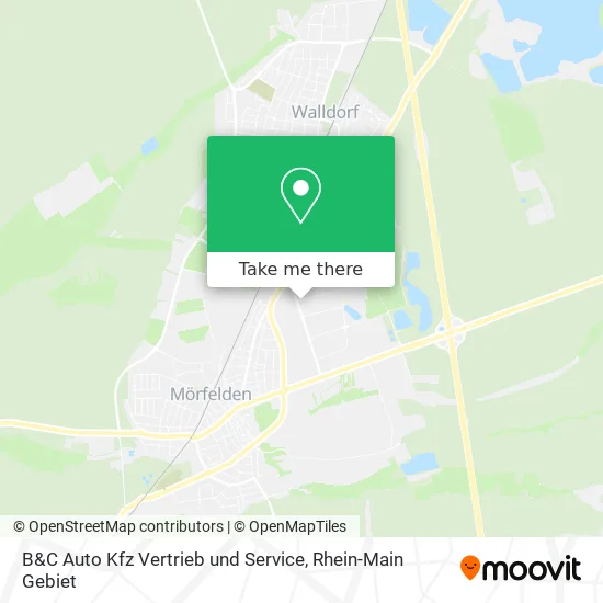 Карта B&C Auto Kfz Vertrieb und Service