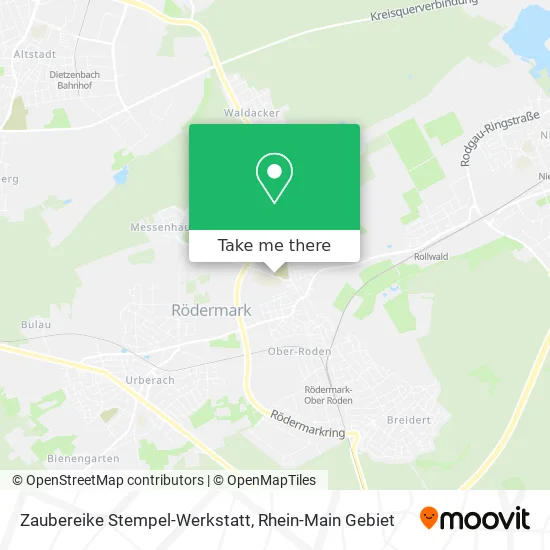 Карта Zaubereike Stempel-Werkstatt