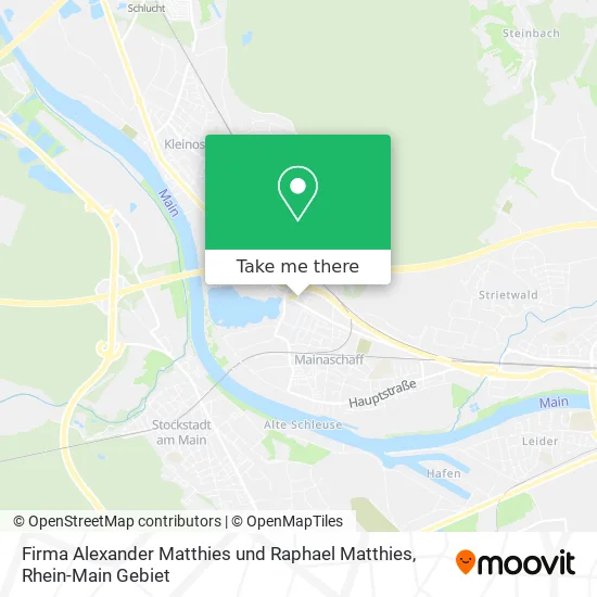 Карта Firma Alexander Matthies und Raphael Matthies