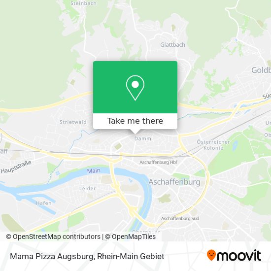 Mama Pizza Augsburg map