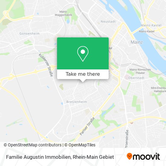 Familie Augustin Immobilien map