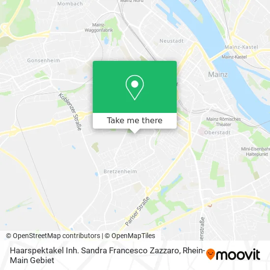 Карта Haarspektakel Inh. Sandra Francesco Zazzaro