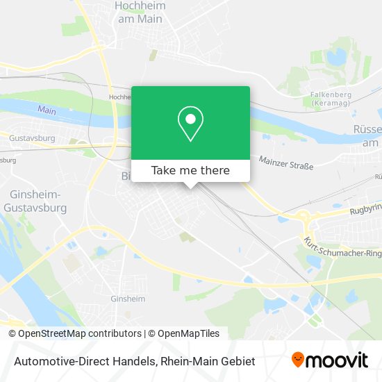 Automotive-Direct Handels map