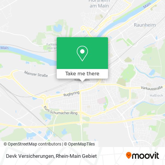 Devk Versicherungen map