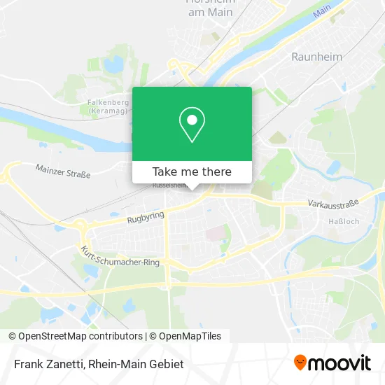 Карта Frank Zanetti