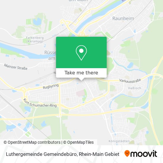 Luthergemeinde Gemeindebüro map