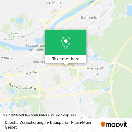 Debeka Versicherungen- Bausparen map