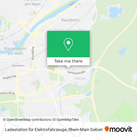 Ladestation für Elektrofahrzeuge map