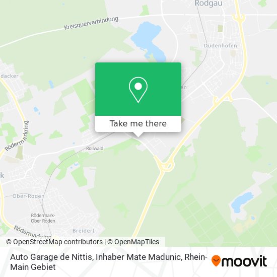 Auto Garage de Nittis, Inhaber Mate Madunic map