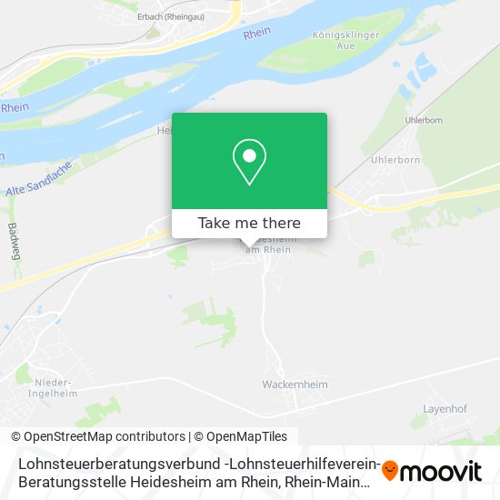 Lohnsteuerberatungsverbund -Lohnsteuerhilfeverein- Beratungsstelle Heidesheim am Rhein map