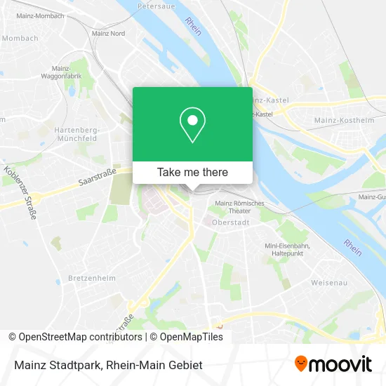Карта Mainz Stadtpark