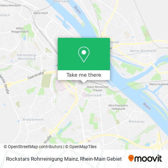 Rockstars Rohrreinigung Mainz map