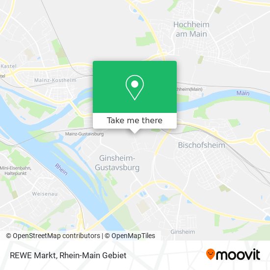 REWE Markt map