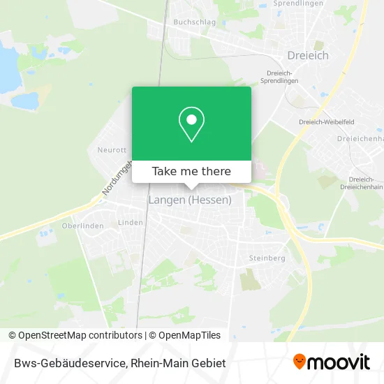 Bws-Gebäudeservice map