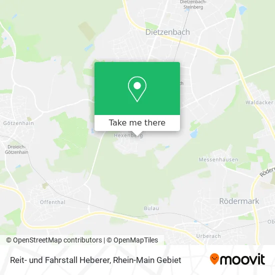 Карта Reit- und Fahrstall Heberer