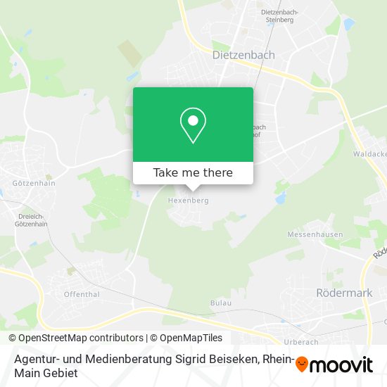Agentur- und Medienberatung Sigrid Beiseken map