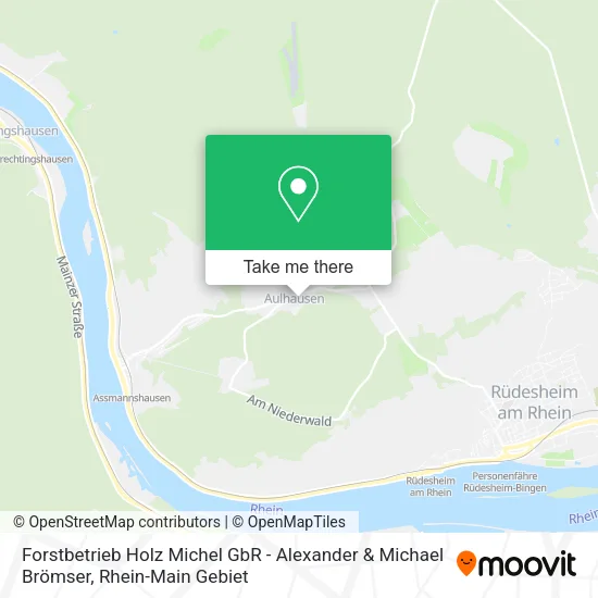 Карта Forstbetrieb Holz Michel GbR - Alexander & Michael Brömser