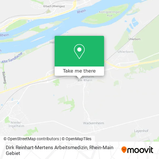 Карта Dirk Reinhart-Mertens Arbeitsmedizin