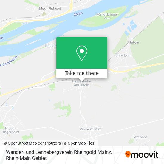 Wander- und Lennebergverein Rheingold Mainz map
