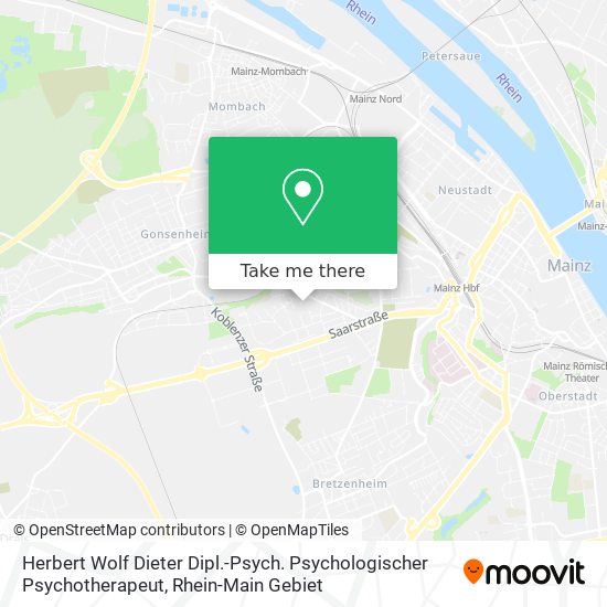 Herbert Wolf Dieter Dipl.-Psych. Psychologischer Psychotherapeut map