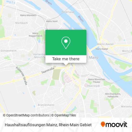 Карта Haushaltsauflösungen Mainz