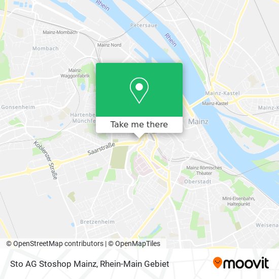 Sto AG Stoshop Mainz map