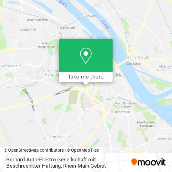 Bernard Auto-Elektro Gesellschaft mit Beschraenkter Haftung map