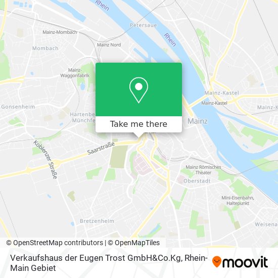 Verkaufshaus der Eugen Trost GmbH&Co.Kg map