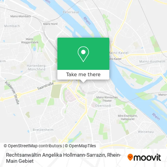 Карта Rechtsanwältin Angelika Hollmann-Sarrazin