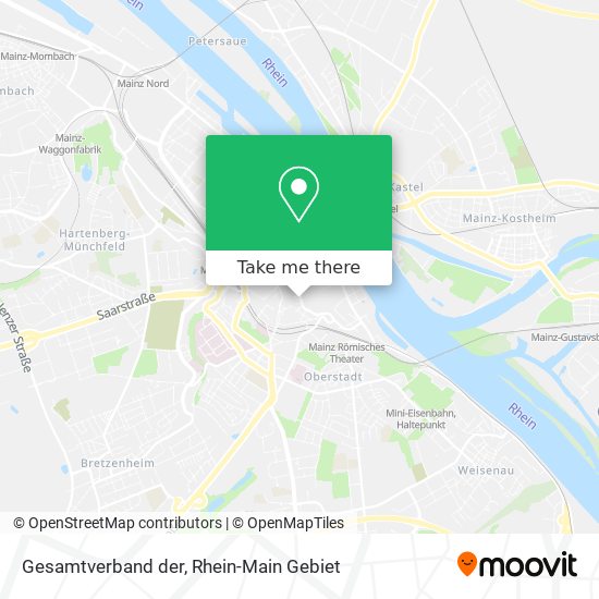 Gesamtverband der map