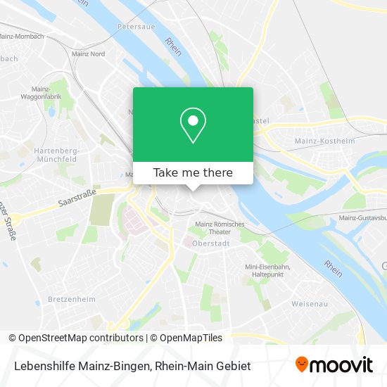 Lebenshilfe Mainz-Bingen map