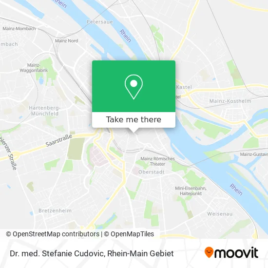 Карта Dr. med. Stefanie Cudovic