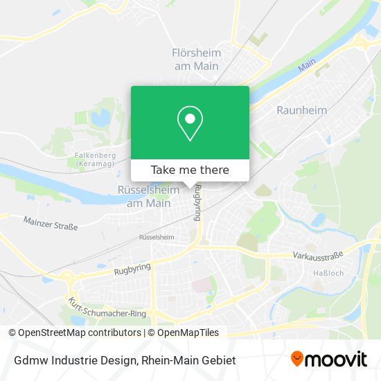 Gdmw Industrie Design map