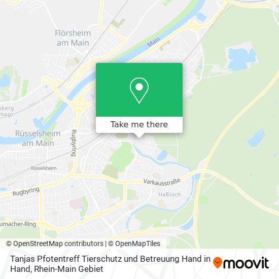 Tanjas Pfotentreff Tierschutz und Betreuung Hand in Hand map