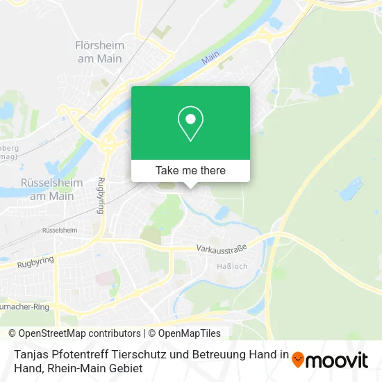 Карта Tanjas Pfotentreff Tierschutz und Betreuung Hand in Hand